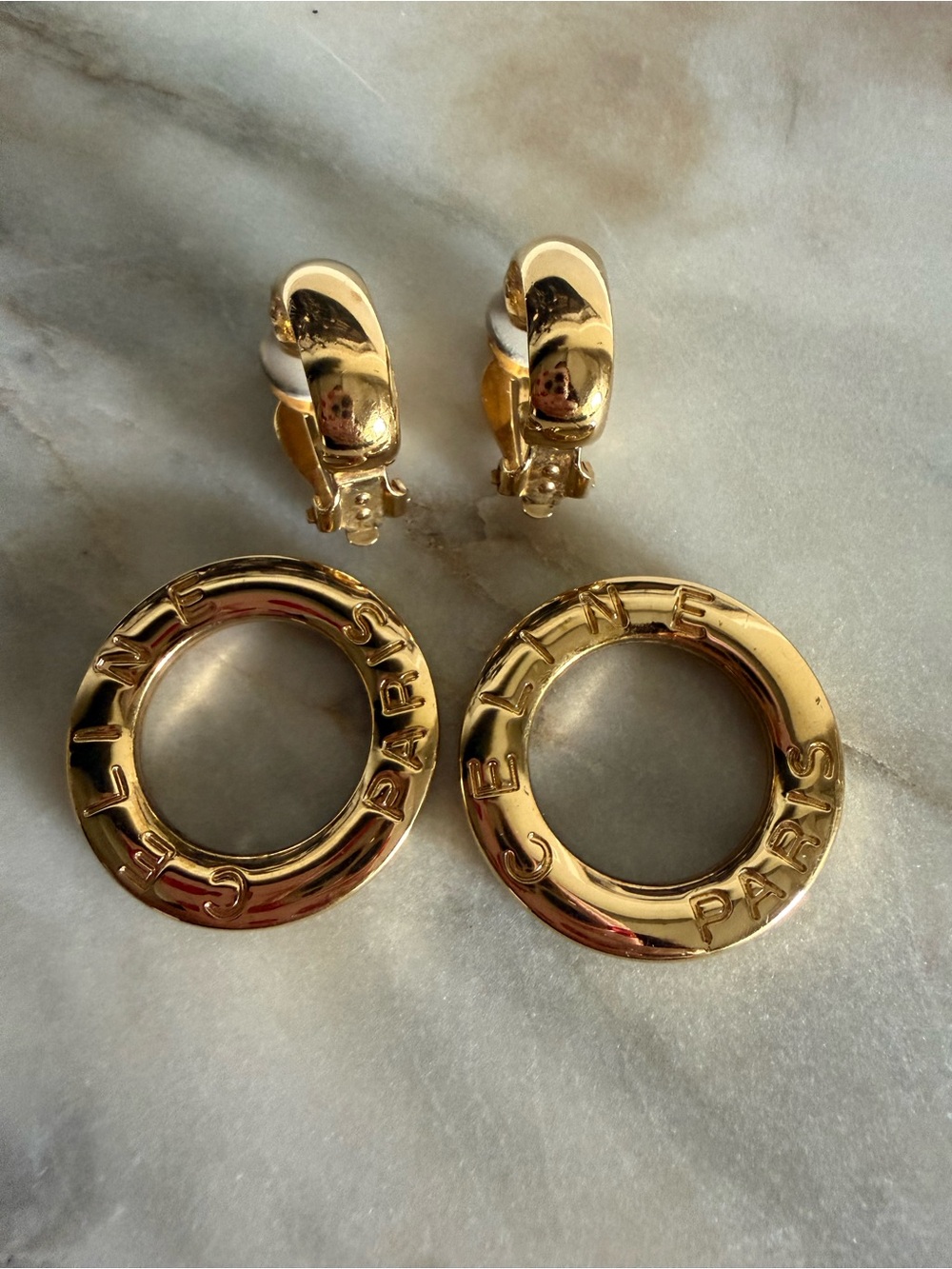 Celine Vintage Clip On Earrings - Picture 7 of 10
